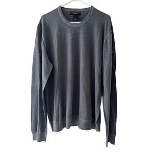 The Men's Store Bloomingdale's New Crewneck Pullover Sweater Gray Size XL
